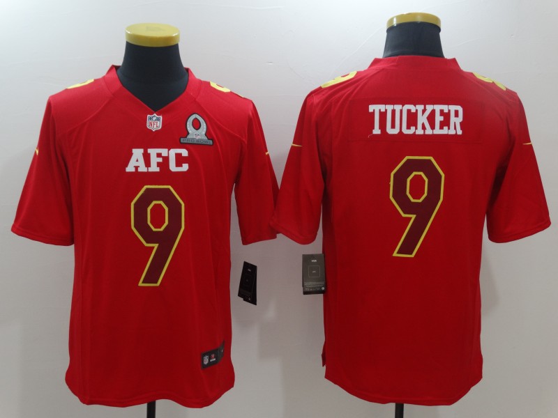 Men's Baltimore Ravens Justin Tucker #9 Red Jersey